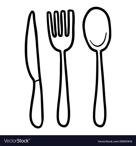 Cutlery Printable Coloring Book Pages For Kids Cooking Utensils Coloring Pages - Cooking Utensils Coloring Pages