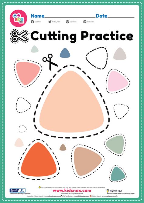 Cutting Worksheets For Preschool X2d Printable Kids Preschool Cutting Worksheets - Preschool Cutting Worksheets