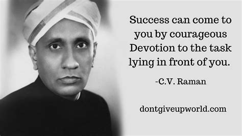 Cv Raman Quote