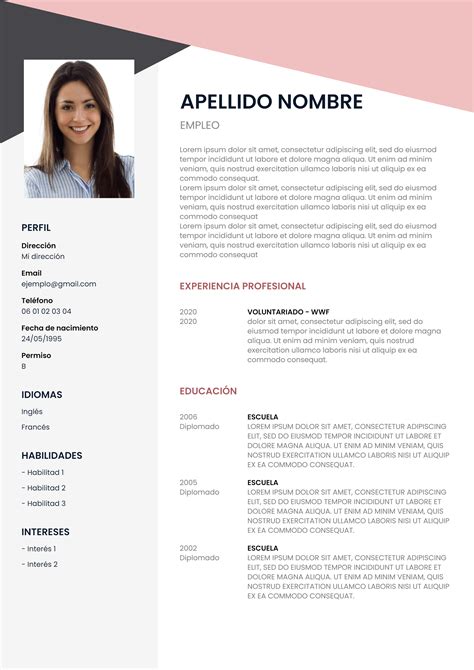 Cv Sin Experiencia