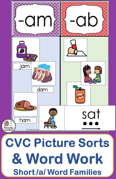 Cvc Word Sorting Worksheets Word Sort Worksheet - Word Sort Worksheet
