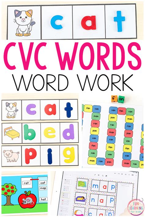 Cvc Words Activities And Games Fun Learning For Cvc Math - Cvc Math