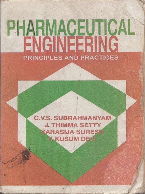 Full Download Cvs Subrahmanyam Pharmaceutical Engineering Unit 2 File Type Pdf 