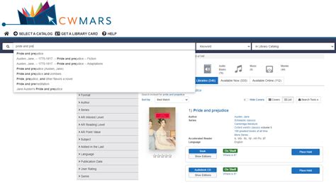 Cwmars Library Catalog