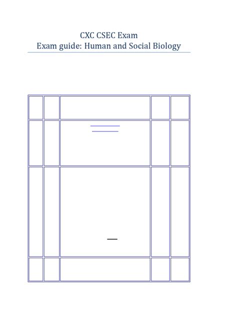 Cxc Csec Exam Guide Home Management