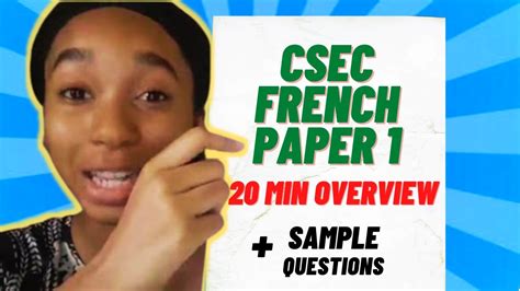 cxc french paper 1