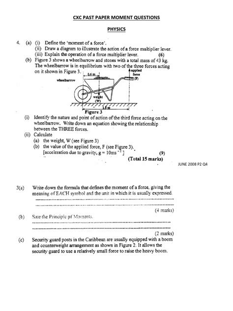 Cxc Past Papers And Sample Answers