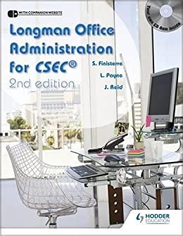 Read Cxc Longman For Office Administration 2Nd Edition 
