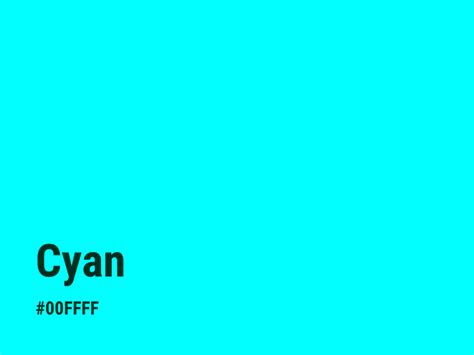 cyan color hex code