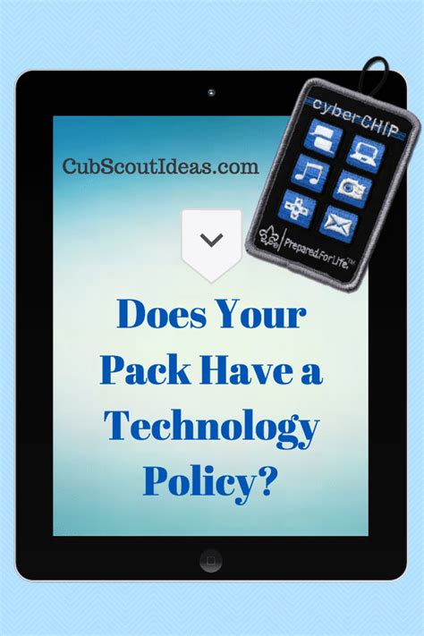 Cyber Chip Pack Technology Policy Cub Scout Ideas Cyber Chip 7th Grade - Cyber Chip 7th Grade