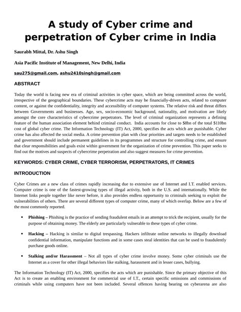 Cyber Crime Case Study