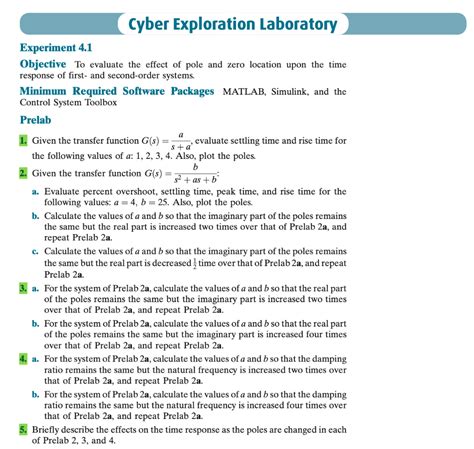 Cyber Exploration Laboratory Experiments Solutions Nise