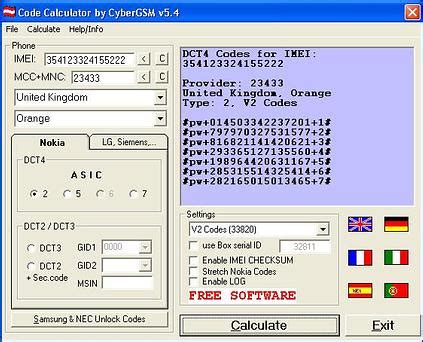 cyber unlock calculator 54