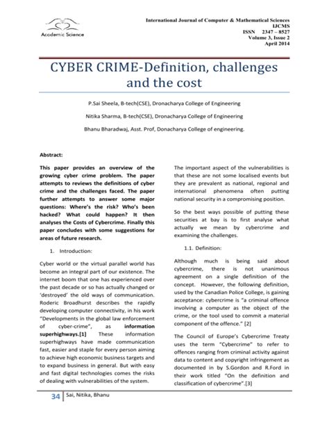 Read Cyber Crime Definition Challenges And The Cost 