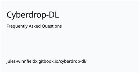 cyberdrop-dl scrape failure unknown