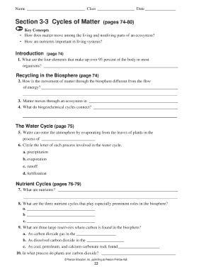 Read Cycles Of Matter Answers 