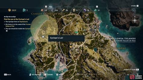 Cyclops Lair Location