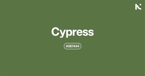 cypress color