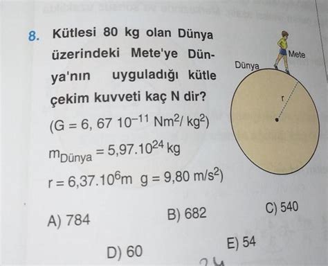 dünyanın kütlesi kaç kg