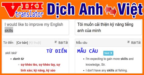 dịch tieng anh | T in VitAnh dch babla