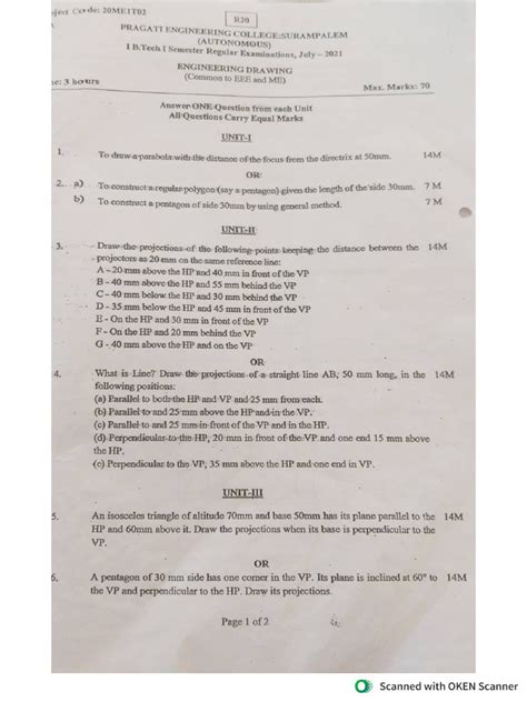 d ed previous question papers