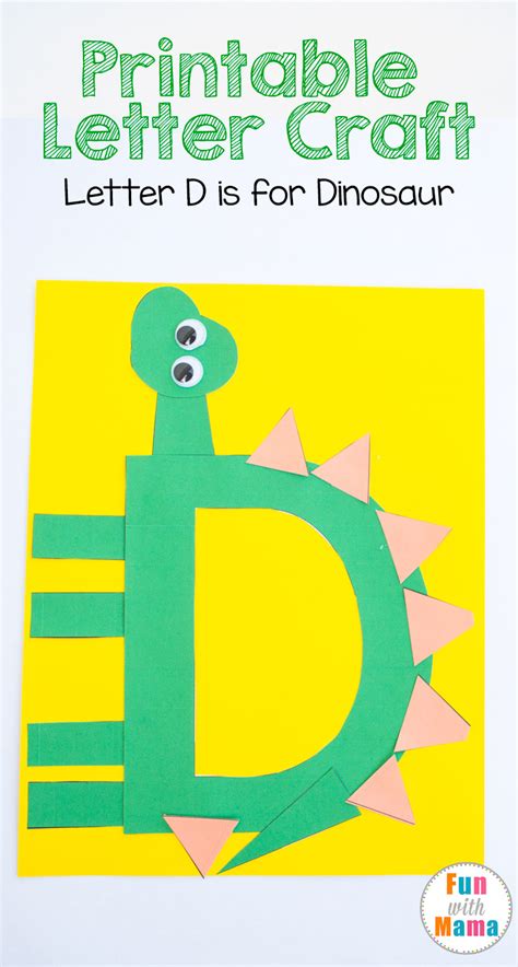 D Is For Dinosaur Art And Craft The D Is For Dinosaur Printable - D Is For Dinosaur Printable