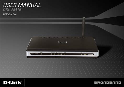 Full Download D Link Dsl 2641R Manual File Type Pdf 