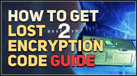 D2 Lost Encryption Code