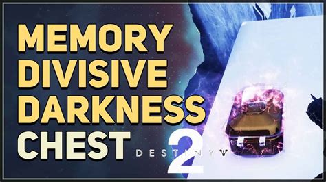 D2 Memory Divisive Darkness