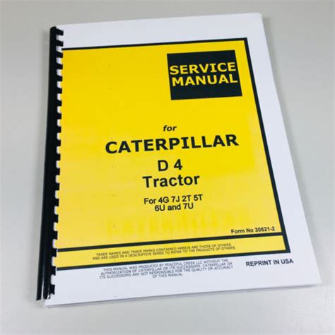 Full Download D4 6U Dozer Manual 