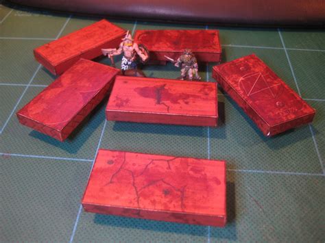 d4d6d8d10d12d20 FREE Paper Model Tables For Your RPG!