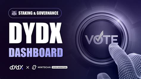 dYdX Governance & Staking