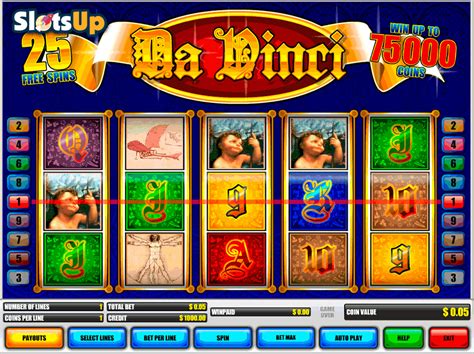 da vinci slot machine free pcwd belgium