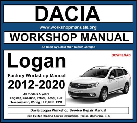 Download Dacia Logan Mcv Service Manual Pdf 