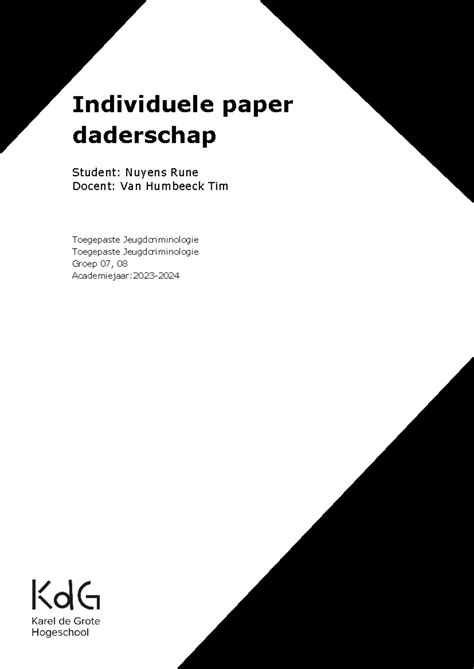 daderschap