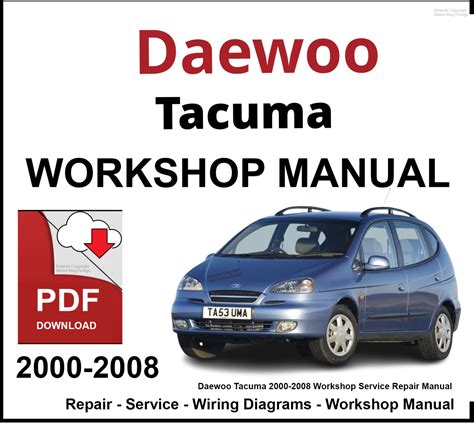Full Download Daewoo Tacuma Workshop Manual 