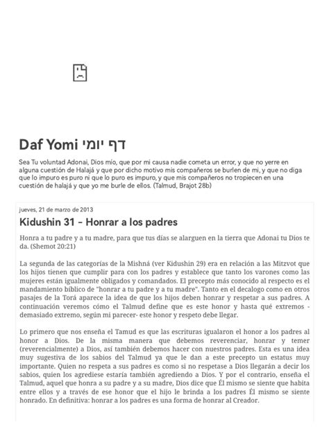 Daf Yomi Pdf