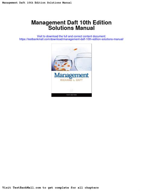 Daft Management 10th Edition