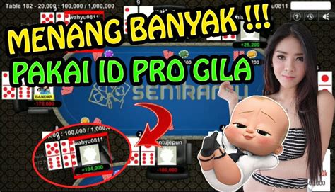 daftar akun pro pkv game