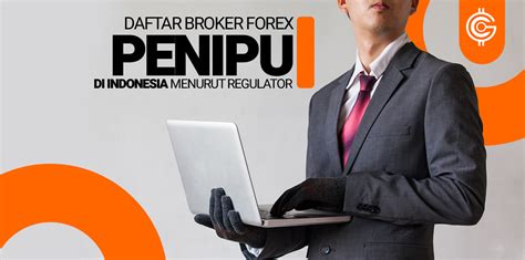 daftar broker forex penipu