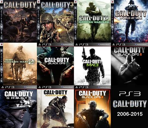 daftar game call of duty ps3