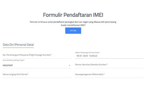 DAFTAR IMEI ONLINE - Cara Daftar IMEI HP dari Luar Negeri Gratis, Langkah Mudah