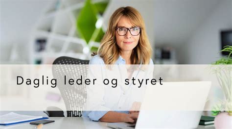 daglig leder i styret