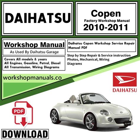 Read Daihatsu Copen Workshop Manual 