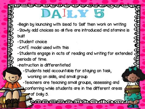 Daily 5 Book Study Chapter 1 The Brown Daily 5 Fifth Grade - Daily 5 Fifth Grade