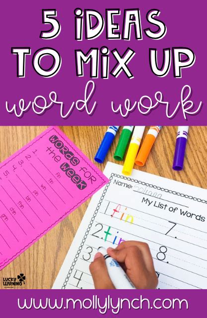 Daily 5 Word Work Ideas For 1st Grade 1st Grade Word Work - 1st Grade Word Work