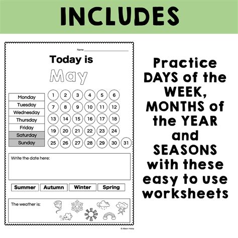 Daily Calendar Worksheets Including Dates Days Months Daily Calendar Math Kindergarten Worksheet - Daily Calendar Math Kindergarten Worksheet