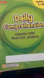 Daily Comprehension Common Core Practice Journal Grades 1 2