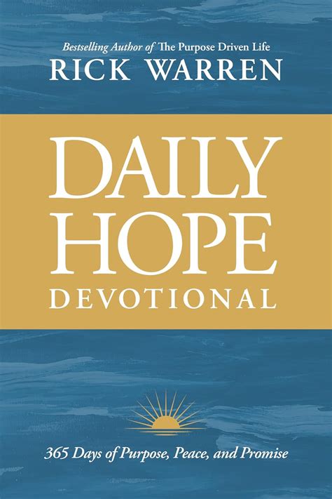 Daily Devotional Rick Warren