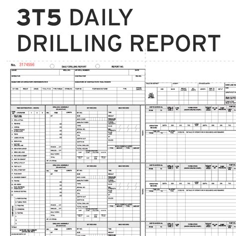 Daily Drilling Report